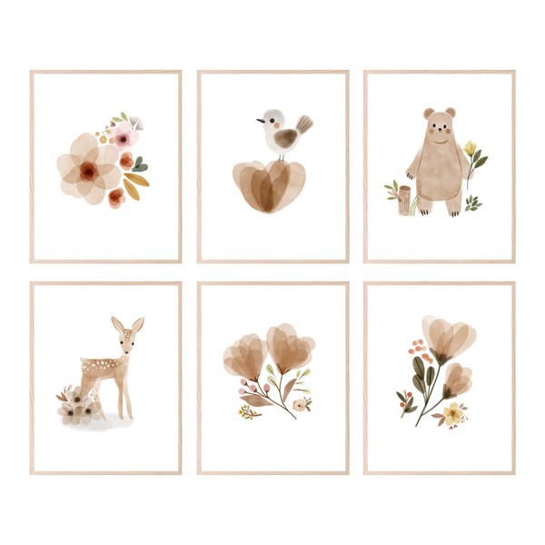 BigWig Prints BigWig Prints - Boho Baby Room Wall Art,