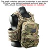 Tactical Mini Molle Hydration Pack,Molle Hydration Carrier with US Flag