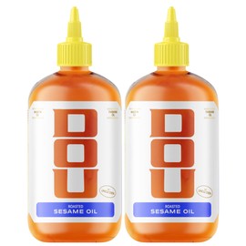 Dou by Uncle Chen Sesame Oil - Flavorful and Roasted Aromatic Oil for Cooking, Stir-Frying, and Dressing (2pack x 16oz)
