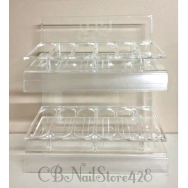 OPI Empty Clear Nail Polish Display Rack - Hold Up to 36 Bottles - BRAND NEW