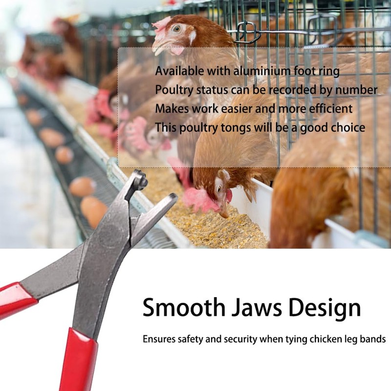 GERMODI Chicken Leg Band Pliers Leg Band Application Pliers For