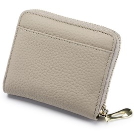 EutDett Travel Wallet for Women with Zipper Closure, RFID Blocking Wallet women with Coin Pocket & Card Slots – Compact Ladies Coin Purse (Elephant Grey)