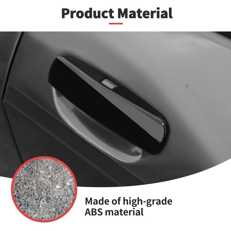 Voodonala for Challenger Door Handle Cover Trim Embellishment Fit for