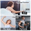 HOMVILLA Alarm Clock, Mains Powered Alarm Clock with Adapter -