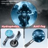 VAZESWIN Aluminum Alloy Rainproof Foldable Motorcycle Mirrors with M8 M10