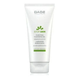 Babé Laboratorios Stop Akn Limpiador Purificante 200ml Tipo De Piel Gel Refrescante Y Espumoso Con Aclarado, Ideal Para Pieles Acneicas