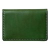 BlancCouture Slim Folio Genuine Leather License Case, Feil (Green)