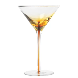 Broste Copenhagen 14460635 Amber Martini Glass, 200 ml