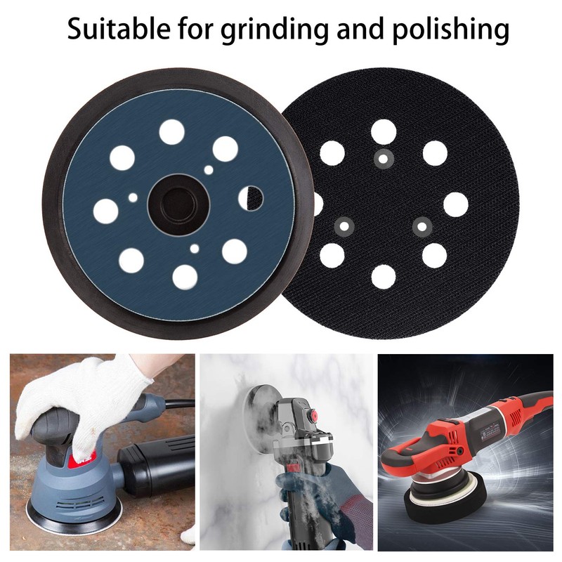 TOYMIS 5 Inch 8 Hole Sander Pad Replacement Pad for