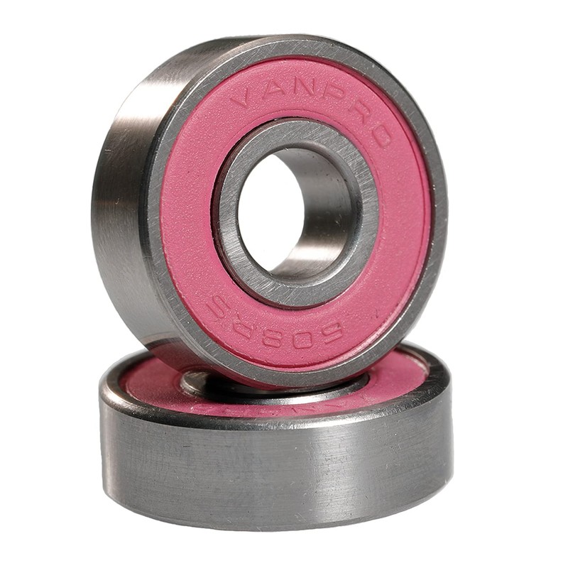 Vanpro Skateboard 608RS Bearing Suit, Double Metal Shielded Deep Groove