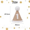 Lumierechat a-b1751 Birthday Hat, Triangular Hat, Baby, Kids, Decoration, 1
