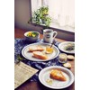 DANSR DANSK Bistro Salad Plate, 8.9 inches (22.5 cm), Microwave,