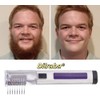 Dilraba®3 in 1 ヘアトリマーかみそりコームハンドヘルドバリカン間違い防止自分でヘアカット髪ひげ切断ツール (濃い灰色)