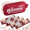 Smilejoy Mini Rummy Set,Travel Size Rummy Game with Durable Canvas