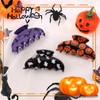 Halloween Hair Claw Clips for Women Cat Pumpkin Ghost Gift
