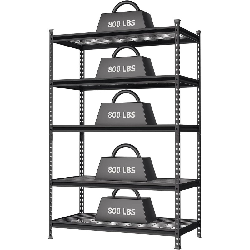 WORKPRO Metal Storage Shelving Unit Heavy Duty Storage Rack Multi-Size