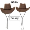 4pack Elastic Hats Removable Chin Cord, With Removable Chin Strap