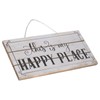 Decorative Wooden Sign Novel Waterproof Table Sign Hanging Decoration with