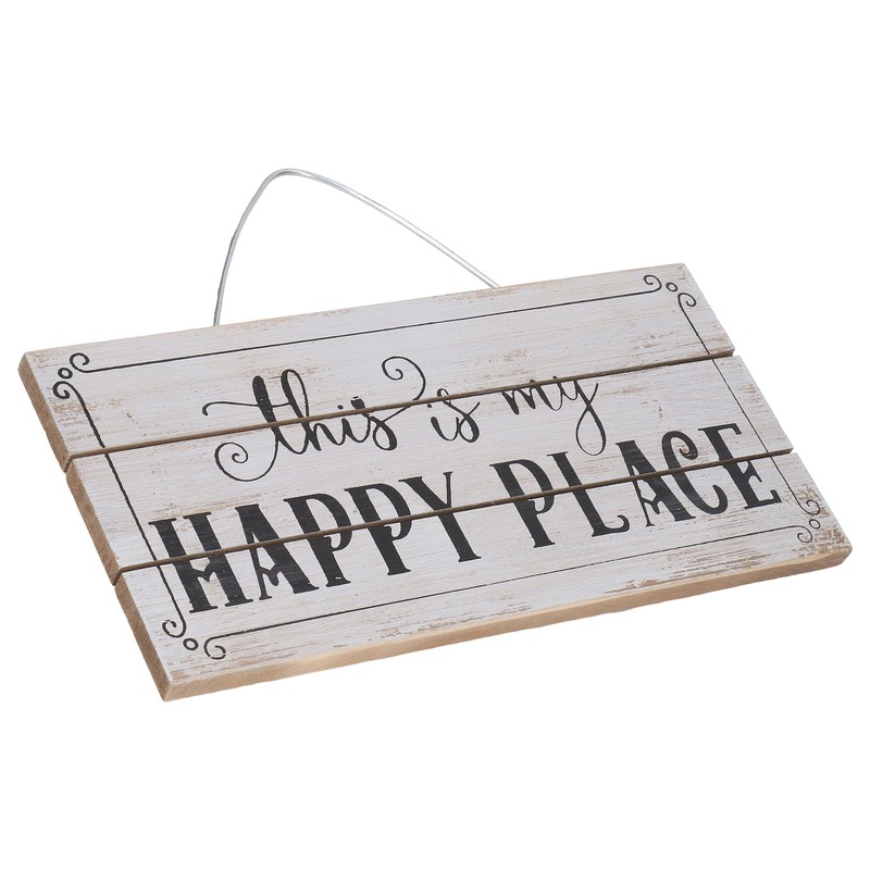 Decorative Wooden Sign Novel Waterproof Table Sign Hanging Decoration with