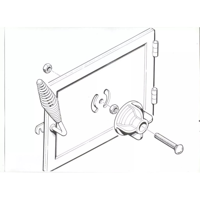 Fisher New air twist air inlet damper for wood burning
