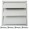 lingsee 6" Dryer Vent Cover for Exterior Wall Vent Hood