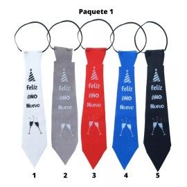 Texben 10 Pzas Corbatas Para Fiesta De Año Nuevo 2023