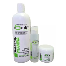 Labonté 1 Shampoo Vit 1lt + Vitamina E 150gr + 1 Seda Cristal 120ml