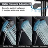 INAVAMZ Shower Heads with Handheld Spray Combo: 7.2" Rain Shower