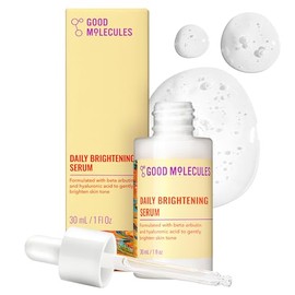 Good Molecules Daily Brightening Serum 30ml1oz - Hydrating Facial Serum With Beta Arbutin And Hyaluronic Acid To Brighten, Moisturize, And Balance... 