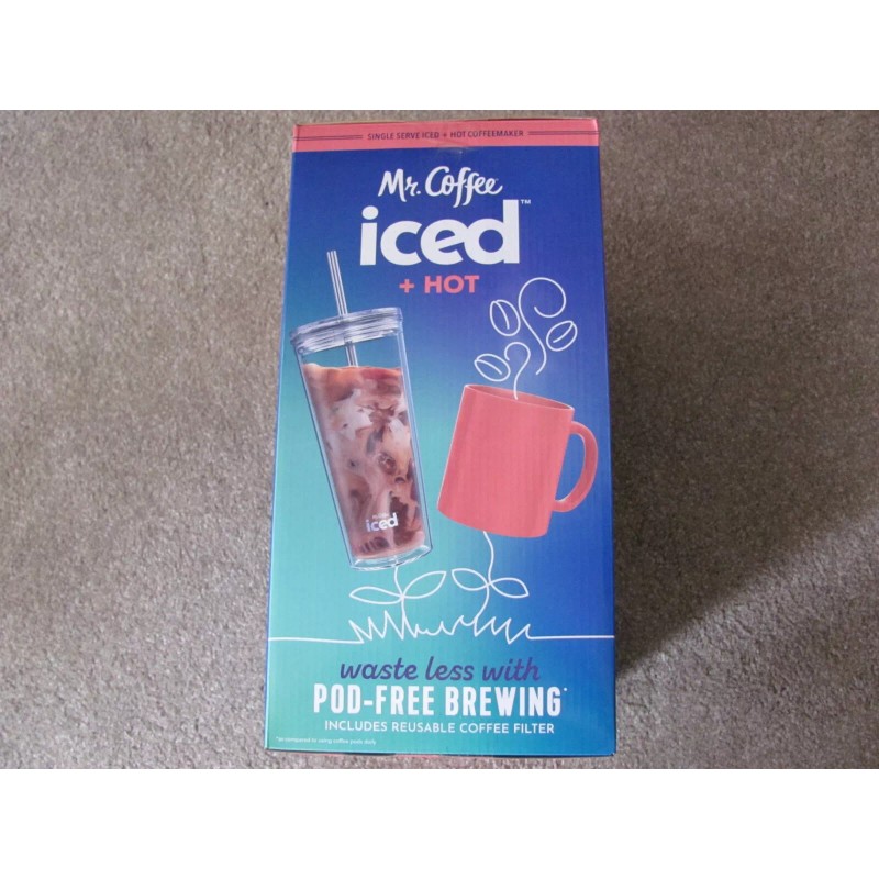 Mr. Coffee Iced Hot Single-Serve Coffee Maker w/ Reusable Tumbler