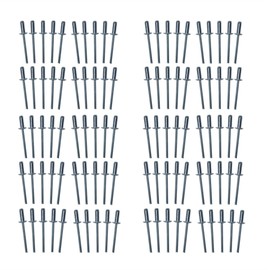 Metric Aluminium Blind Pop Pot Rivets Set Fastener Fastening 4mm x 10mm 100pc