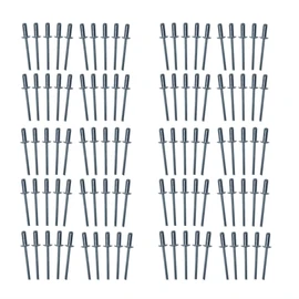 Metric Aluminium Blind Pop Pot Rivets Set Fastener Fastening 4mm x 10mm 100pc