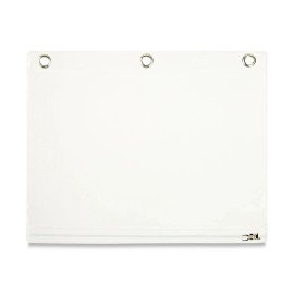 Pen + Gear Brand: Pencil Pouch 3 Ring, Zipper Case Binder, Translucent Clear