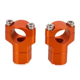Motorcycle Handlebar Riser Height Increase Compatible with 125-530 SX/SXF/XC/XCF/XCW/EXC/EXCF/150-500 XCW/EXC/EXCF Husaberg 125-501 FE/TE/TC/FC/FE/TE/FE EX F/EC F/MC F/690 SMC/Enduro/R (Orange)