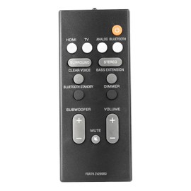 FSR78 ZV28960 Remote Control Compatible with Yamaha YAS-106 YAS-107 YAS-207 YAS-108 YAS207 YAS107 YAS106 ATS-1080 ATS-1060 ATS-1070 ATS-2070 Home Audio Speaker System Replacement Controller