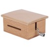 15 Note HandCranked Wooden Music Box with 7Pcs Blank Paper