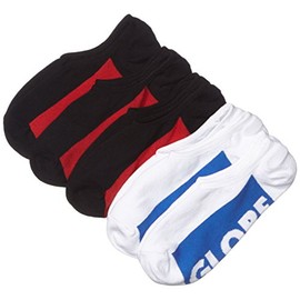 Globe Invisible Socks - 5 Pairs Multi-Coloured black/white Size:7-11