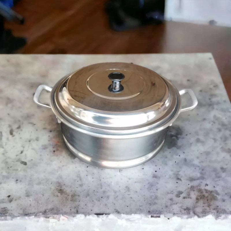 Alumexsan Arrocera De Aluminio De 3.5 Litros, 26cm De Diametro