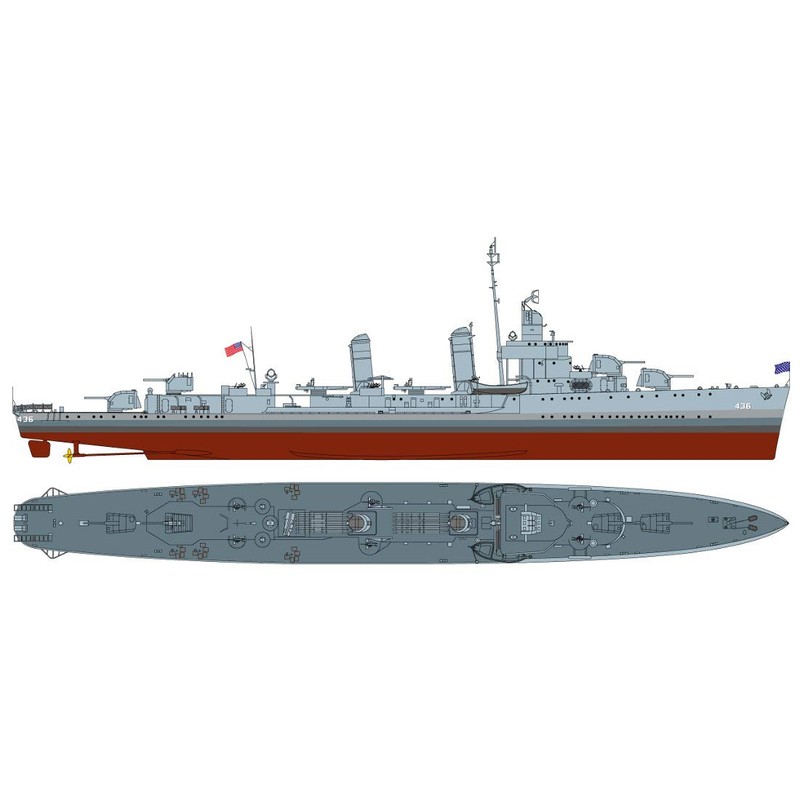 Pit Road 1/700 Skywave Series United States Navy Rivermore Class