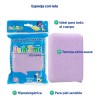 Esponja Con Tela Extra Suave Para El Baño De Bebe