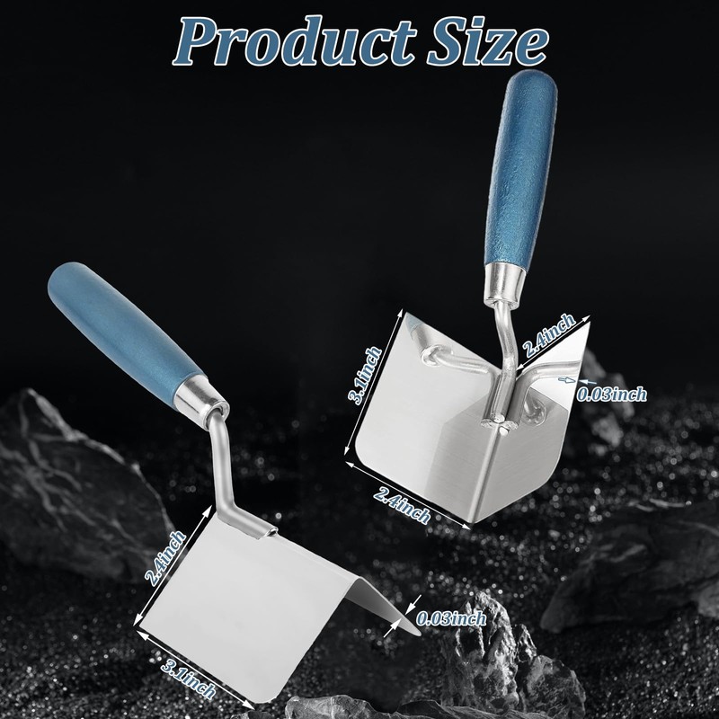 DAJAVE 2 Pack Drywall Corner Tool Set, 3 Inch Drywall