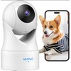 owltron Indoor Surveillance Camera, Indoor Camera Surveillance with Motion Detection, 360 Degree Indoor WiFi Camera, Baby Monitor with App for Dog Camera/Pet Camera, Two-Way Audio