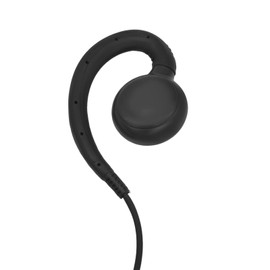 PZYPYM 1-Wire C Shape Swivel Earpiece Walkie Talkie Headphone 2-Way Radio Earphone 2.5mm Single Pin Ear Piece with Ptt Mic Compatible for Motorola CLP 1010 1040 1060