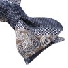 HISDERN Mens Bow Ties Paisley Floral Bow Tie for Men