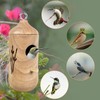 Hummingbird House for Outside Hanging,Wooden Humming Bird Nest 3 Pcs