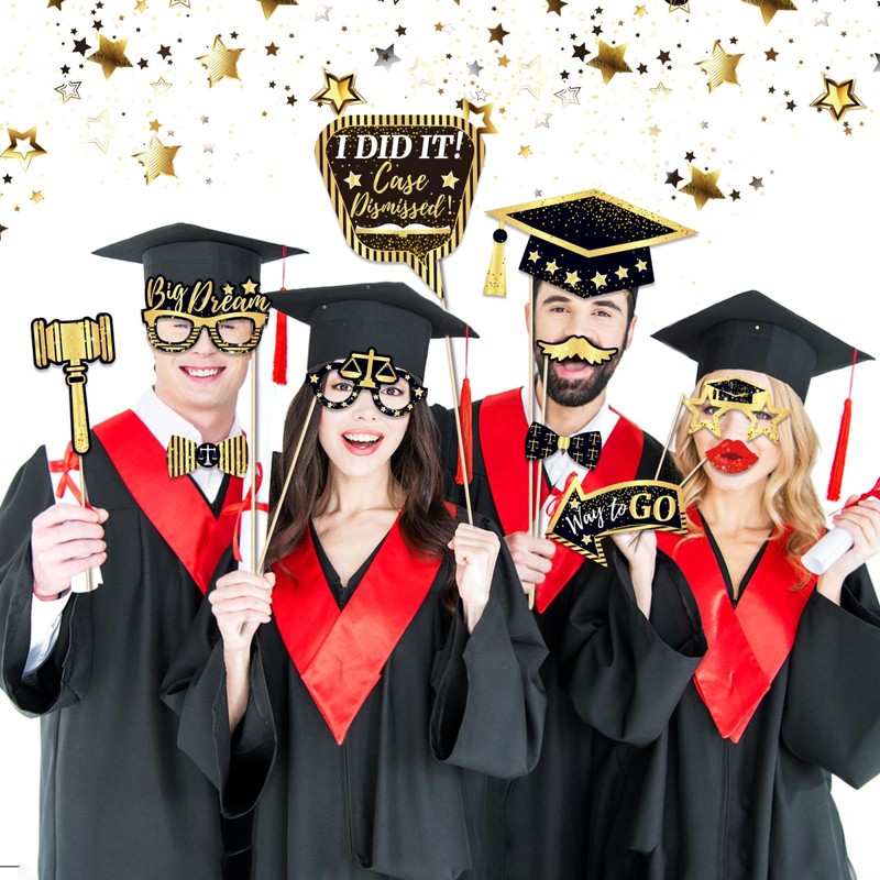 30 Pieces Law School Graduation Photo Booth Props Lawyer Graduation