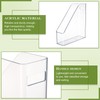 6 Pcs Clear Acrylic Magazine File Holder Plastic Desk Organizer