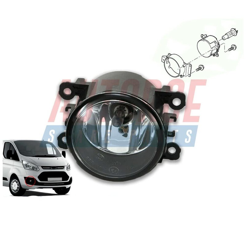 AUTORCE 2 PCS Front Bumper Fog Light Lamp For RENAULT