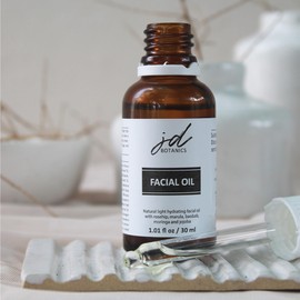 JDBotanics Natural Face Oil with Baobab, Rosehip, Moringa and Marula