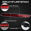 KEEGTBOX LED Rear Bumper Brake Tail Light Compatible with Honda